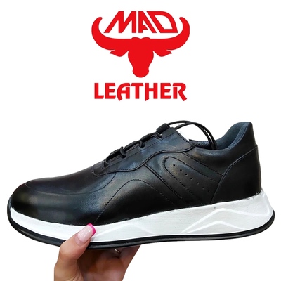 کفش اسپرت مردانه چرم ماد مدل 3075 MAD Leather 