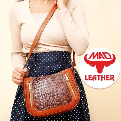 کیف دوشی زنانه چرم ماد مدل کارن CAREN MAD Leather 