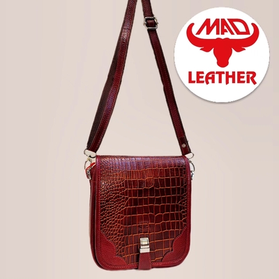 کیف دوشی مردانه چرم ماد مدل آلفا MAD Leather ALFA